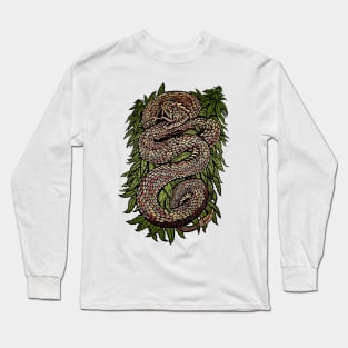 Cannabis weed snake Long Sleeve T-Shirt